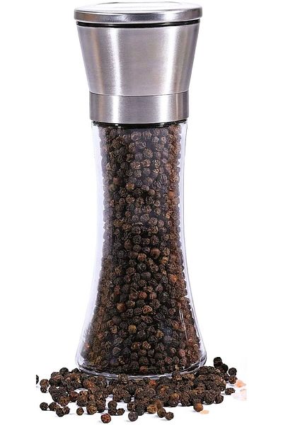 TARIK HOME First Class Stainless Steel Grinder Pepper Shaker and Salt Shaker Set 1 Piece