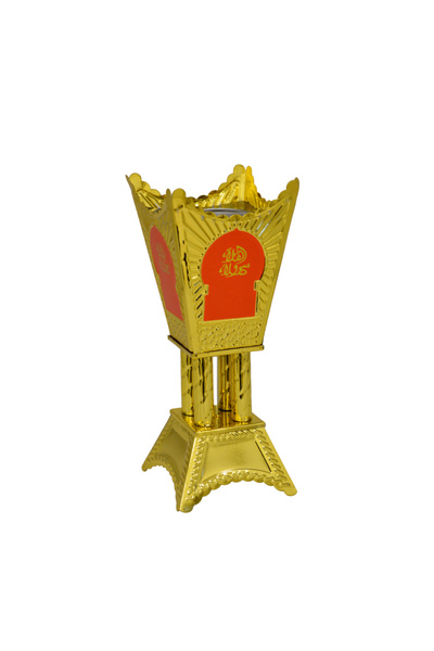 Generic مبخرة المنيوم بعبارة ترحيبة لون ذهبي