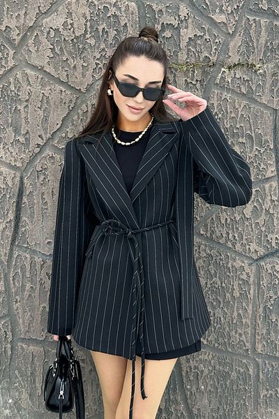 buqre's moda Γραβάτα Oversize Blazer Jacket