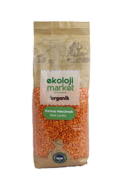 Ekoloji Market Organik Glutensiz Kırmızı Mercimek 750 gr