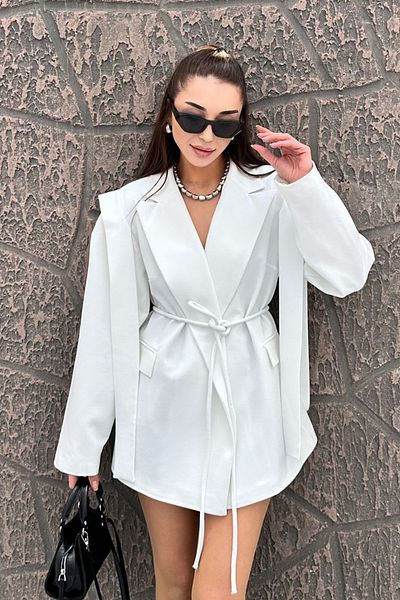 buqre's moda Γραβάτα Oversize Blazer Jacket