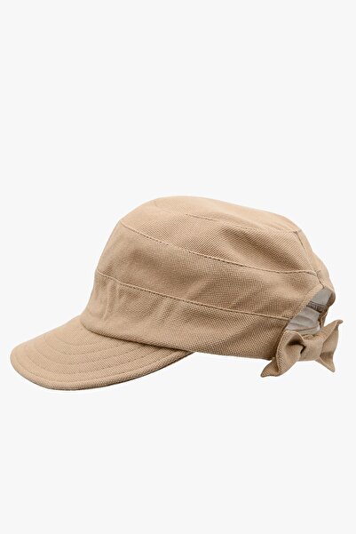 Külah Pălărie de protecție solară pentru femei, cu boruri largi, bej