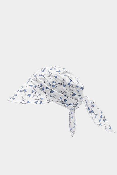 Külah Women's Safari Tie-Up Scarf with Brim Bandana Beach Hat