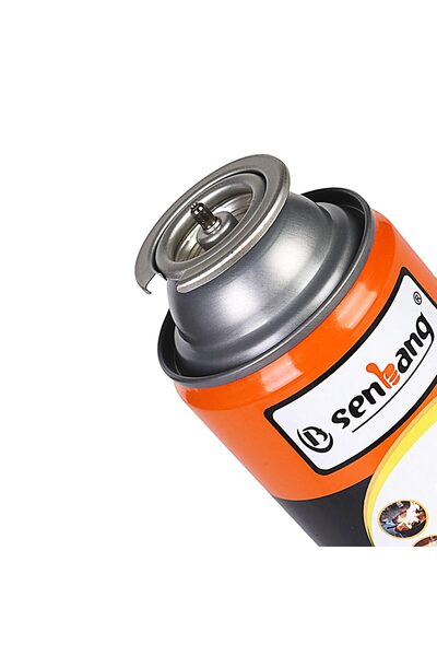 SENBANG Kamp Ocağı Gazı 227gr Valfli Kartuş – 10’lu Paket | Pürmüz & Kamp Ocak Uyumlu