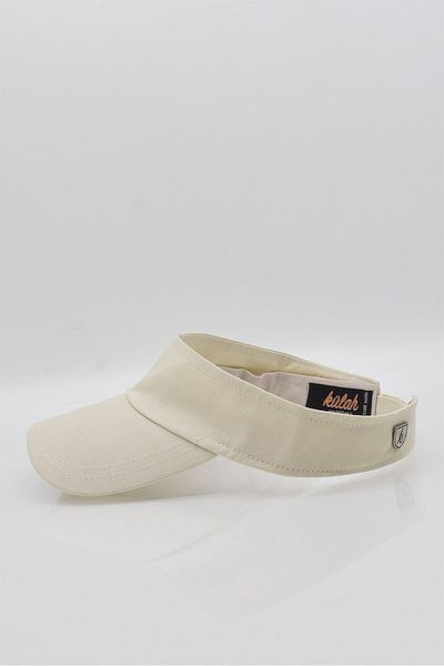 Külah Women's Beige Tennis Visor Cap Summer Sports Beach Hat