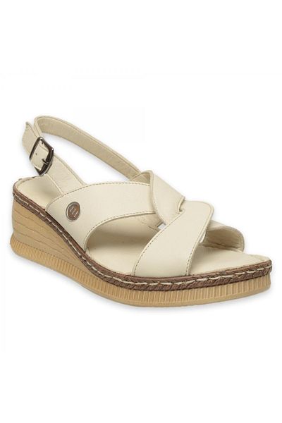Mammamia D25Ys-2360 Daily Cream Women's Sandals