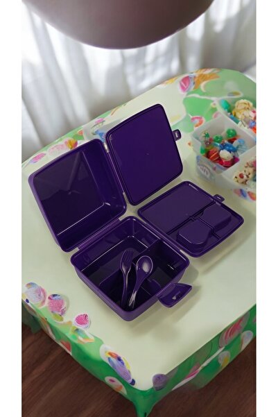 TAROS KIRTASİYE LORDSTORE151  2 HAZNELİ ÇATALLI KAŞIKLI BESLENME KUTUSU