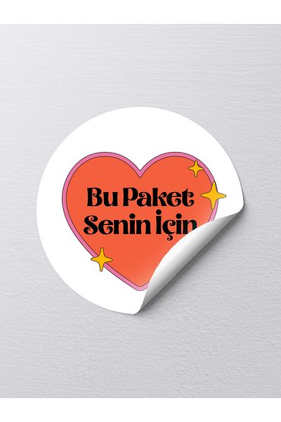 sticker For You Sticker 100Pcs / 3 X 3cm Adhesive Cute Product Packaging