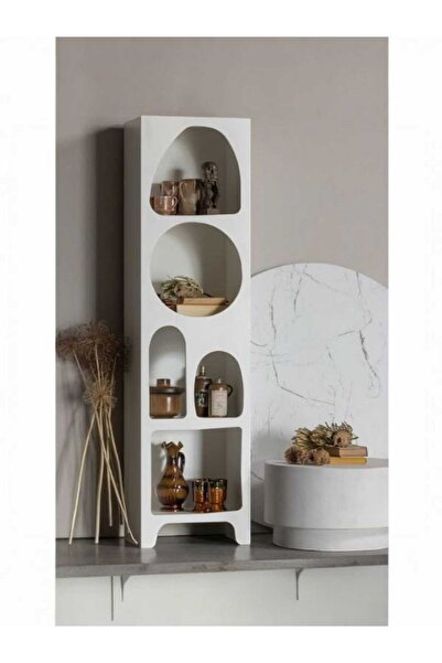 LİFENES Niş Kitaplık Çok Amaçlı Raf Dolap Dekor Rafı 180 x 45