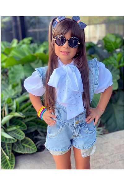 SILA Girl's Stone Shirt-Jumpsuit
