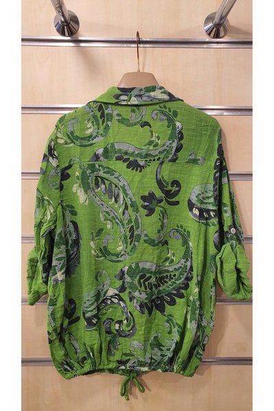 Park Moda Ιταλικό πουκάμισο με μοτίβο με παγιέτες με λεπτομέρεια