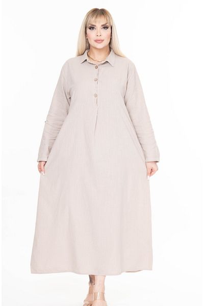 HaiModa Women's Linen Long Dress