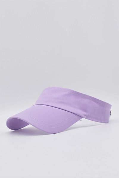 Külah Women's Lilac Tennis Visor Cap Summer Sports Beach Hat