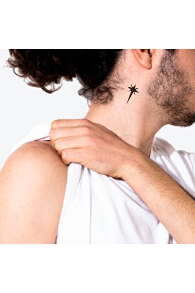 ONE SPRAY TATTOO Kutup Yıldızı Dövme Şablonu (SPREYSİZ)