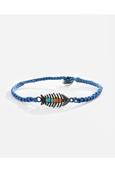 MEKS JEWELS Gümüş Balık Kılçığı Erkek Bilekliği