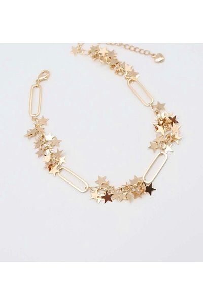MODA Elegant Anklet with Star Detail
