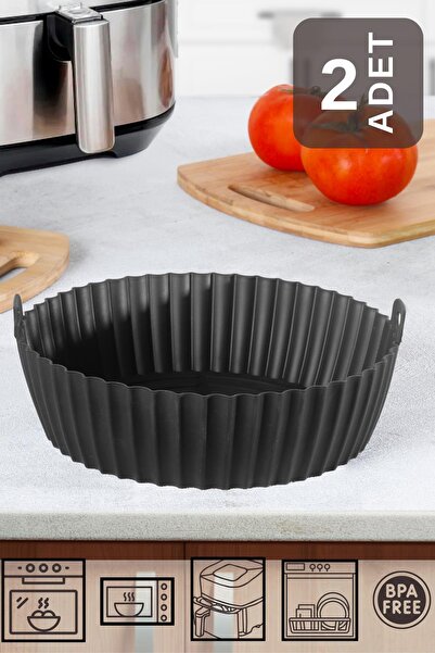 HOMENIVA قطعتين من حاوية الخبز لمقلاة الهواء السيليكون المستوردة - متوافقة مع...