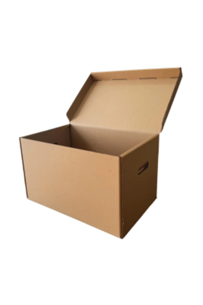 Kolicim 51x33x31cm Kutu - 14 Desi Kutu - Çift Oluklu Arşiv Kutusu - 10 Adet