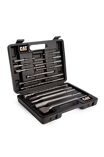 Cat DA03902 17 Parça Tungsten Karbür SDS-Plus Beton Kırıcı/Delici Matkap Ucu
