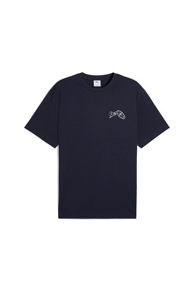 Puma Ανδρικό μπλουζάκι γραφικών Navy Blue ( 629636 -16)