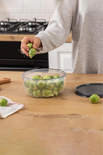 HOMENIVA Set of 4 Round Storage Containers