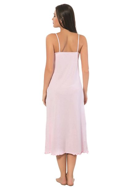 Akbeniz Long String Strappy Nightgown 900