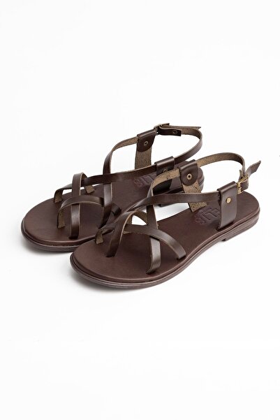 Eliş Şile Bezi Γυναικεία σανδάλια από γνήσιο δέρμα - Bodrum 4817, Λεπτομέρεια...