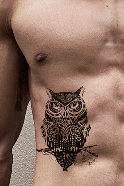 SERRANO Geçici Baykuş Dövme / Tattoo