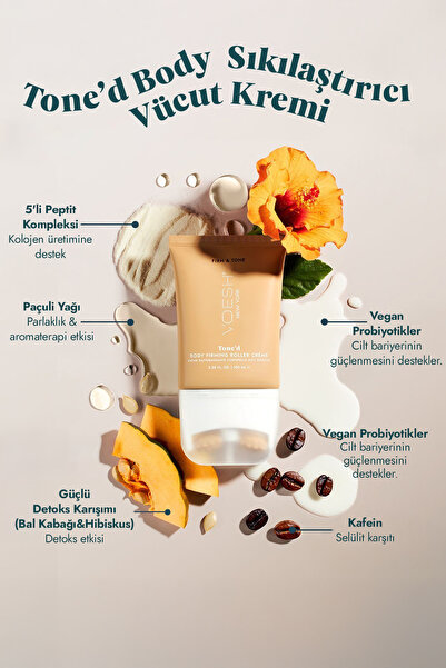 Voesh Rolă fermă Tone'd Body 100 ml