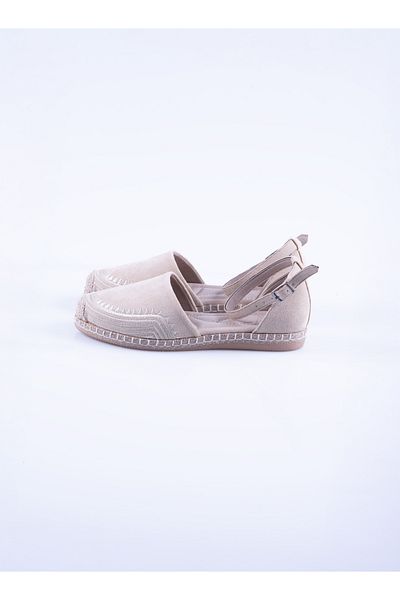 lovitto Hand Knitted Suede Ankle Strap Women's Espadrille