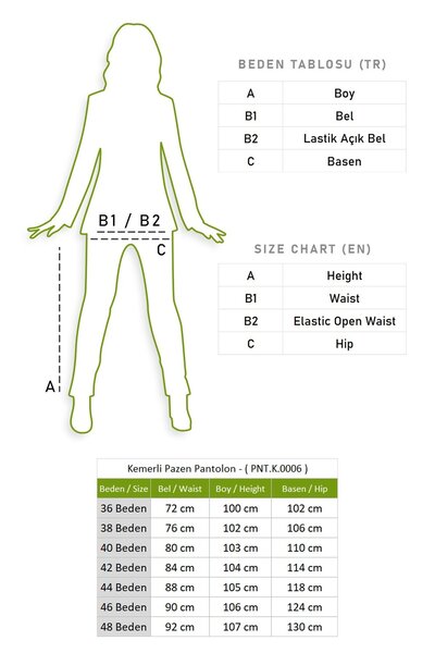 Eliş Şile Bezi Belted Flannel Autumn and Winter Trousers Red Krmz