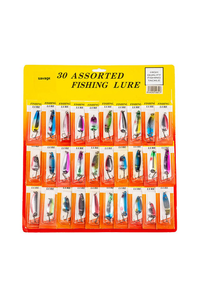 SAVAGE 30'lu Olta Kaşığı Seti - Alabalık/Turna/Levrek - (SNK01-517)