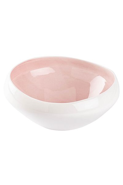 Tantitoni Sky Pink Porcelain Salad Bowl 17cm