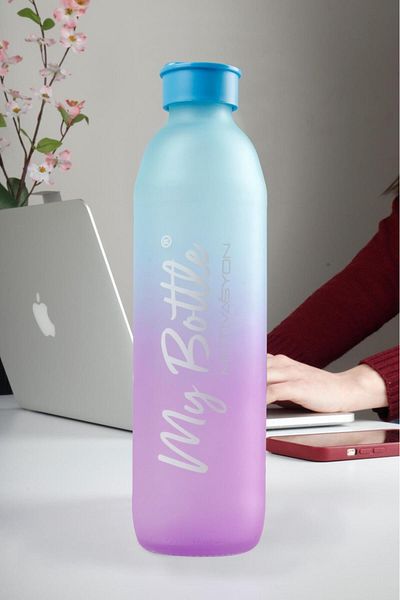 HOMENIVA Glass Motivated Flask 1 Lt