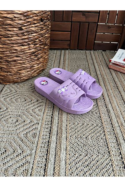 Behtah Kundura Hello Kty Non-Slip Sole Slippers Balcony Bathroom Pool Seaside Beach Pool Daily Slippers