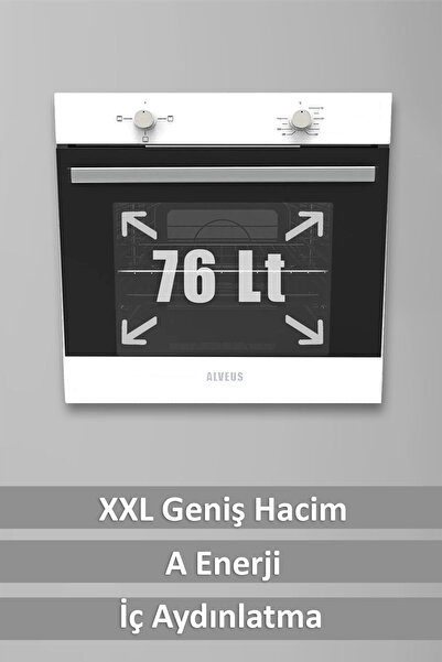 Alveus Mfa 604 Beyaz Statik Fırın