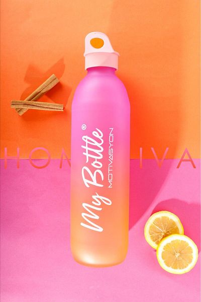 HOMENIVA Glass Motivated Flask 1 Lt