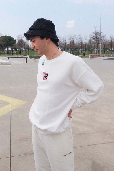 Keith Haring Hanorac SuperSoft Smile bleumarin