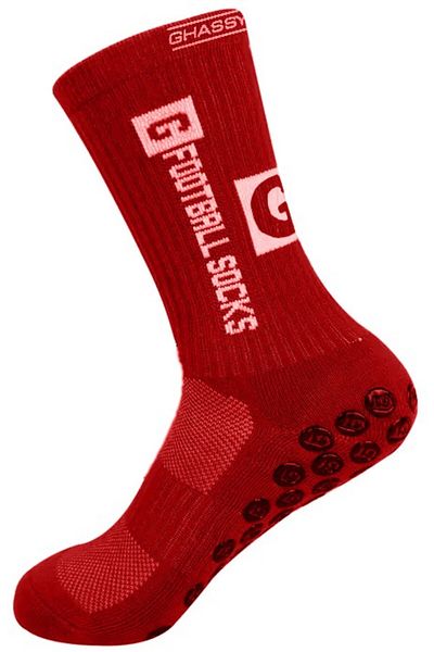 GHASSY CO. Ghassy Co. Men's Non-Slip Sole Football Running Fitness Cotton Sports Socks
