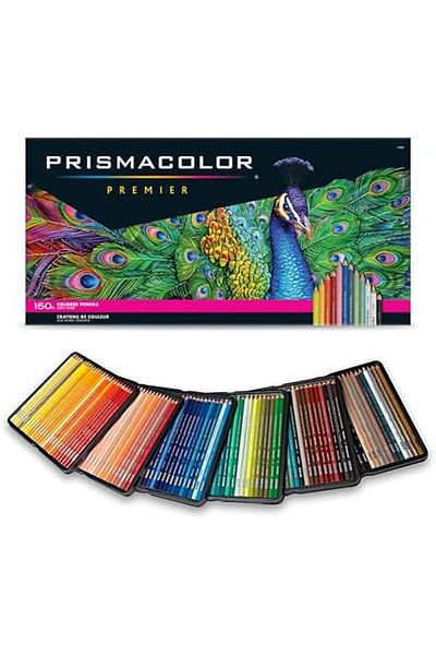 Prismacolor Premier Colored Pencils, Soft Core, 150 Count, Ultra-Smooth, Durable, Vibrant Colors