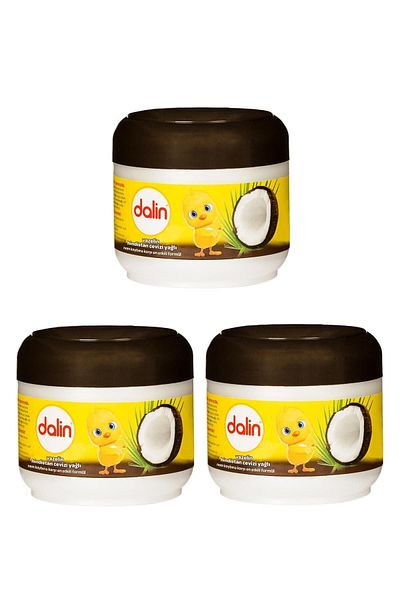 Dalin 3 Pieces Coconut Cotton and Shea Butter Vaseline 100 ml