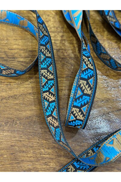 Gönülden Tasarım Ethnic Deşerli Αξεσουάρ ρούχων με ραφές με ρίγες (1 μέτρο)