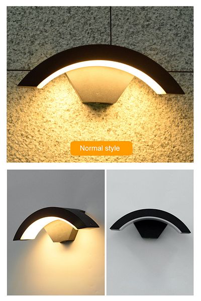 Choice No Sensor Outdoor Wall Light Waterproof IP65 Radar Motion Sensor Outdoor Lighting Porch Sconce Balco
