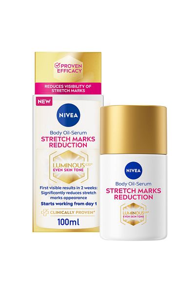NIVEA LUMINOUS630 Stretch Marks Reduction Body Oil-Serum, 100ml