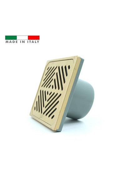 Doox Italian 15x15 mesh gold strainer with Doox counter