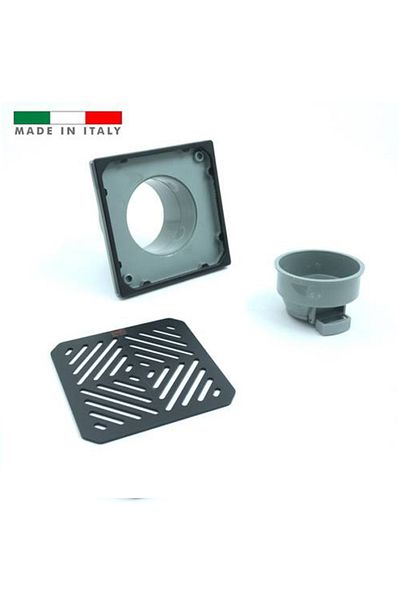 Doox Italian 15x15 mesh black filter with Doox return