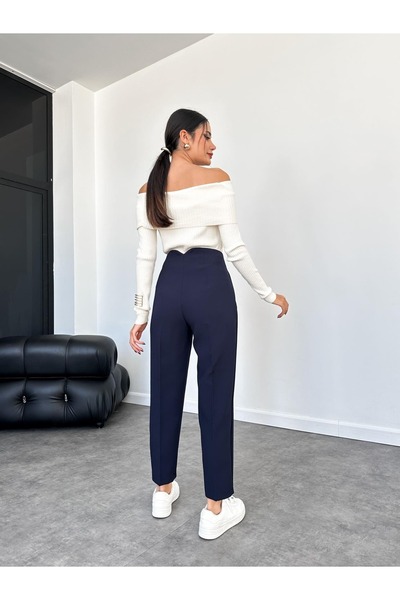 BE CHİC NŐI MAGAS DERÉKÚ CERUZÁS BOKA Hosszúság PRÉMIUM MINŐSÉGŰ SZÖVÉS TÖRÖK NADRÁG KR1000