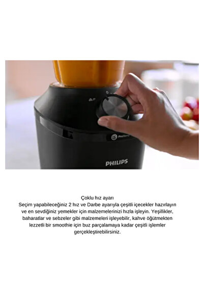 Philips 45 Saniyede Benzersiz Karışımlar Sunan Problend 600 W Blender