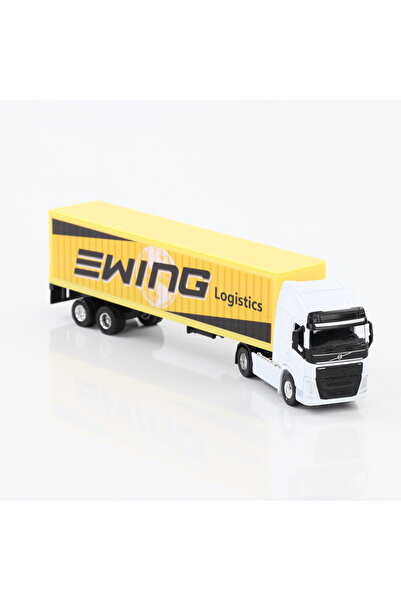 WELLY 1:64 Ölçek Volvo Fh- Dorseli Tır Beyaz// Küçük Boy Ürün
