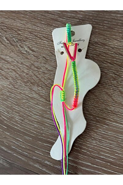 misstakıjewerly خلخال حبل مع جهاز وردي ملون